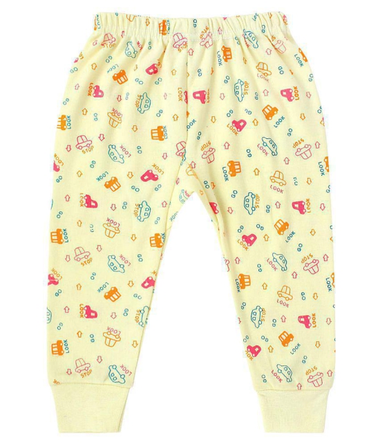 DAYAKU Yellow, Blue,Pink, Turquoise, Beige and Peach Kids Boys & Girls Pyjamas Pack of 6 - None