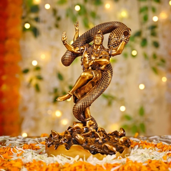 Artarium Mystical Shiva | Home Decor Item | 3D Printed ABS Material | Lord Shiva Idol | Dancing Shiva Murti | Lord Shiva Idol for Home Decor | 9 Inches | 1 Piece