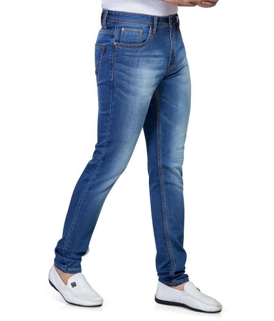 HJ HASASI Blue Regular Fit Jeans - None