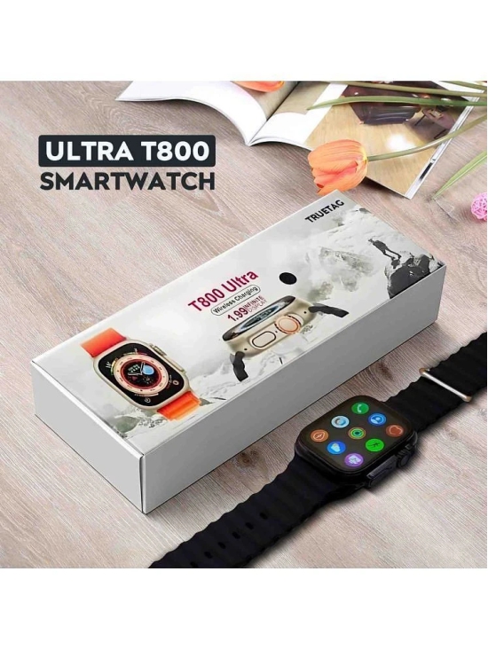 Truetag Smartwatch T800 BT Calling Black Smart Watch