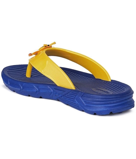 Aqualite Kids Royal Blue & Yellow Slipper - None