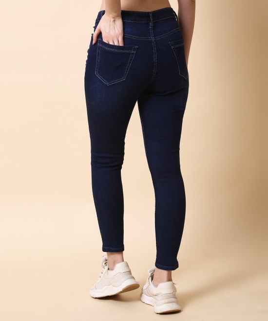 Women Skinny Blue Denim Jeans-26