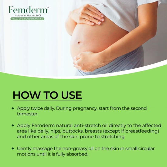 Femderm Natural Anti Stretch Oil 100ml