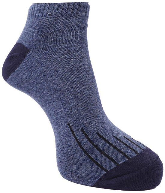 Dollar - Cotton Blend Multicolor Mens Ankle Length Socks ( Pack of 3 ) - Multicolor