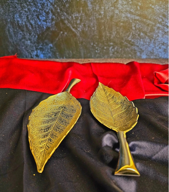 Two Leaf Slim Decor-GOLDEN