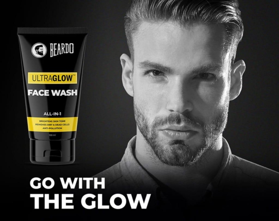 Beardo Ultraglow Facewash & De-Tan Peel Off Mask Combo