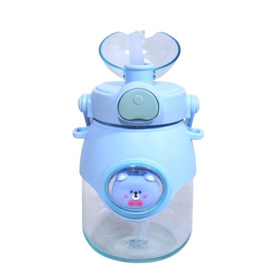 Bear and Bunny Sipper with Strap-Blue