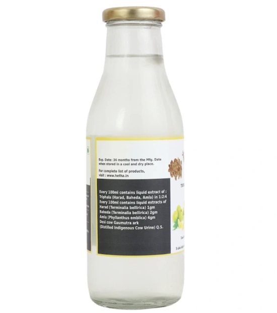 Triphala Gaumutra Ark (Size - 450 ml) by HETHA ORGANICS LLP