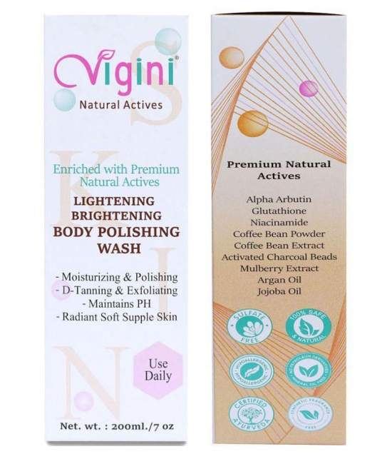 Vigini Skin Whitening use with Lotion Soap Glutathione Body Gel SPF 30 ( 200 mL )