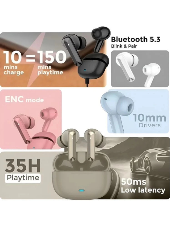 COREGENIX HYDRO Bluetooth True Wireless (TWS) In Ear 45 Hours Playback Low Latency,Powerfull bass IPX5(Splash & Sweat Proof) Assorted