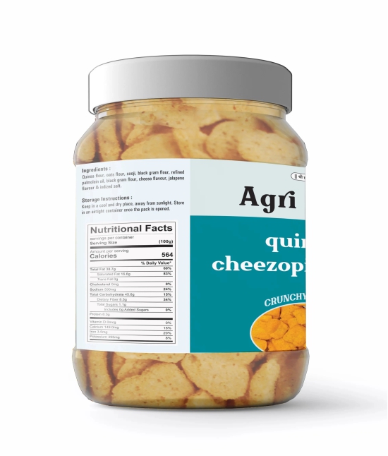 Agri Club Quinoa Cheezopino Puff, 100 gm (Pack of 2)