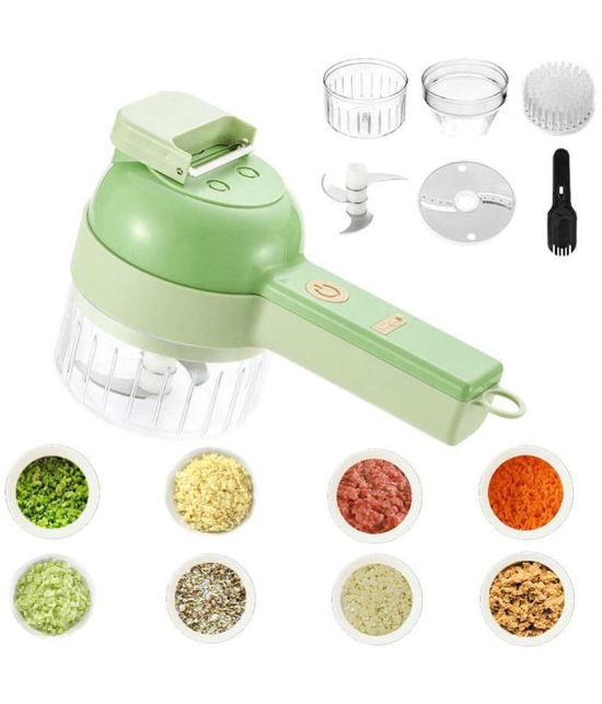 Wristkart - Multicolour Stainless Steel Electric Chopper 700 ml ( Pack of 1 ) - Multicolour