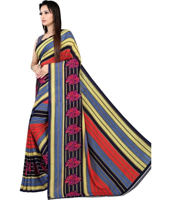 LEELAVATI - Multicolor Georgette Saree With Blouse Piece ( Pack of 1 ) - Multicolor