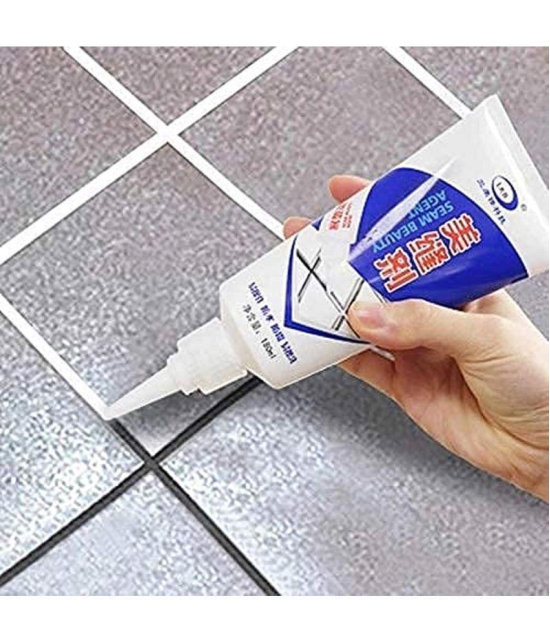 Waterproof Tile Gap/Crack/Grout Filler Water Resistant Silicone Sealant for DIY Home Sink Gaps/Tiles Gaps/Grouts Repair Filler Tube For Home, Office, Bathroom, Toilets, Kitchen(180ML)