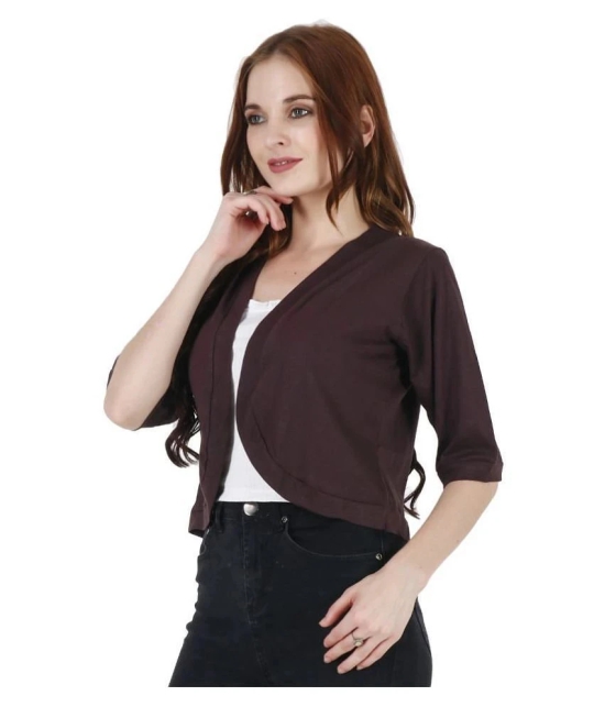 Affair Cotton Shrugs - Brown Single - XL