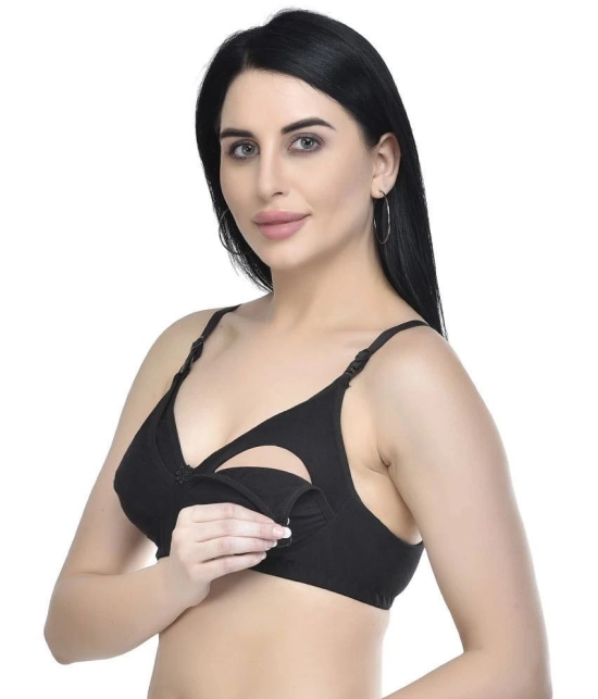 Desiprime Poly Cotton Everyday Bra - Black Single - 38B