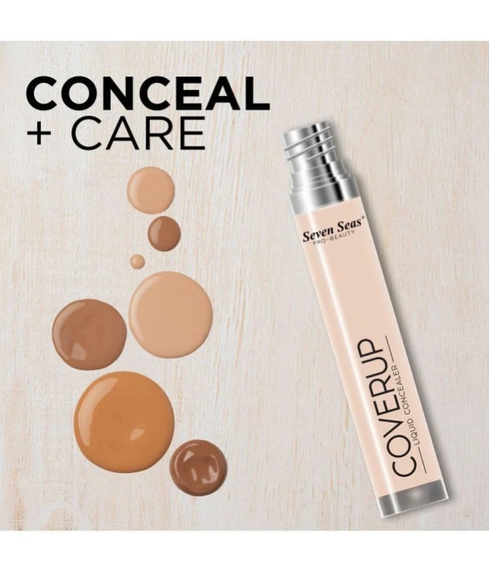 Seven Seas Coverup Liquid Concealer | Full Coverage Liquid Concealer (Skin)