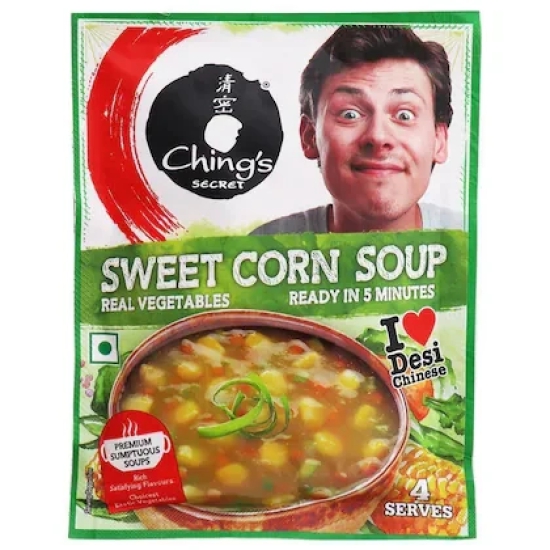 Chings Secret Sweet Corn Vegetable Soup 55 g