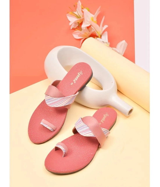 Ajanta - Pink Womens Flats - None