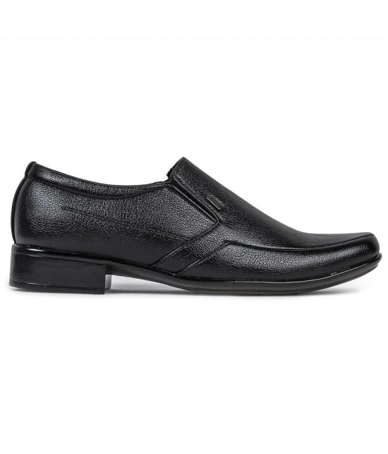 Action - Black Mens Slip On Formal Shoes - 6