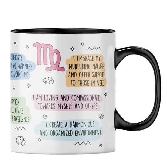 Virgo Coffee Mug-Black