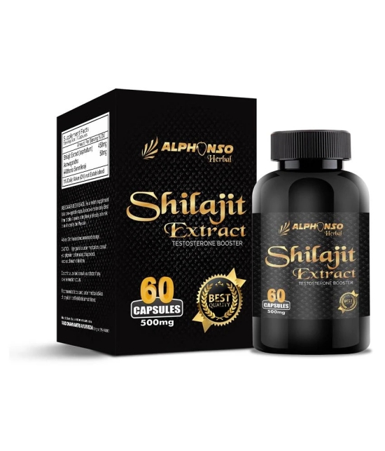 ALPHONSO Herbal  SHILAJIT Extract -60 Capsule