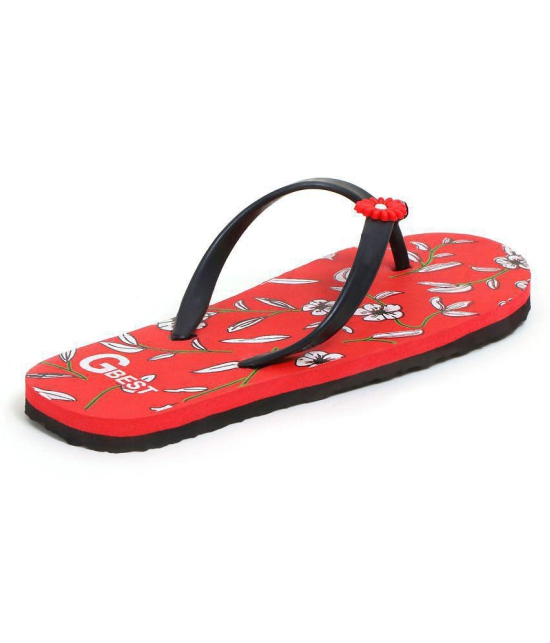 G Best - Red Women''s Flip Flop - None