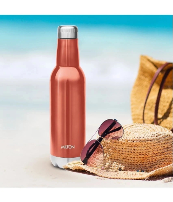 Milton Themosteel Pride 600 Bottle for (Hot & Cold) Beverage - Red - Rose Gold