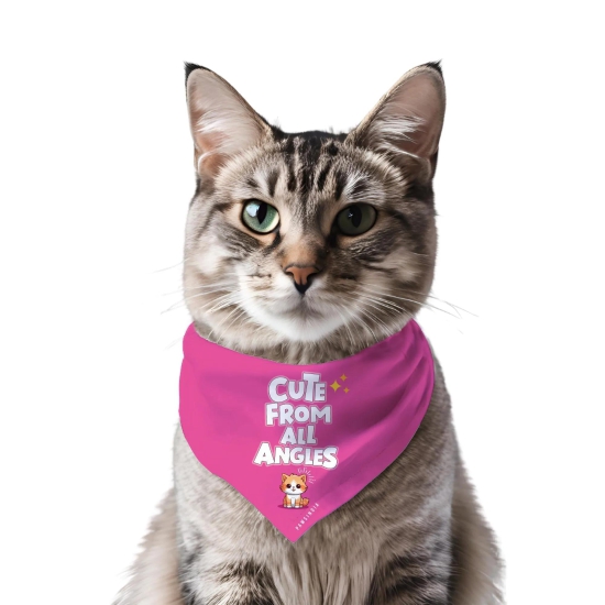 PawsIndia Cat Bandana - Cute From All Angles-X-Small