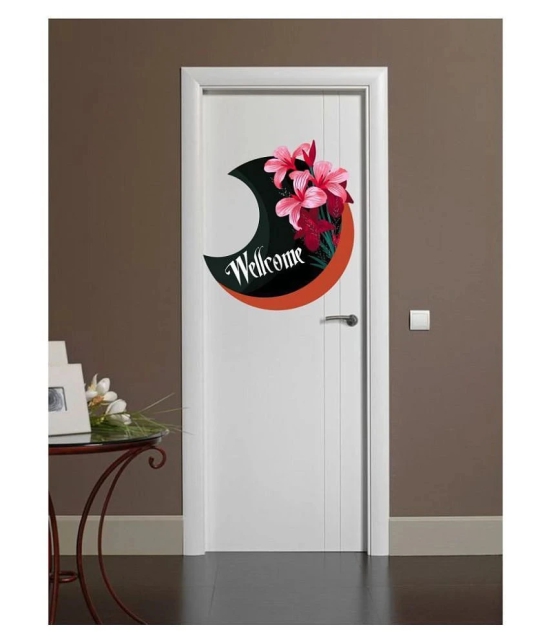 Decor Villa Door Sticker ( 53 x 58 cms )