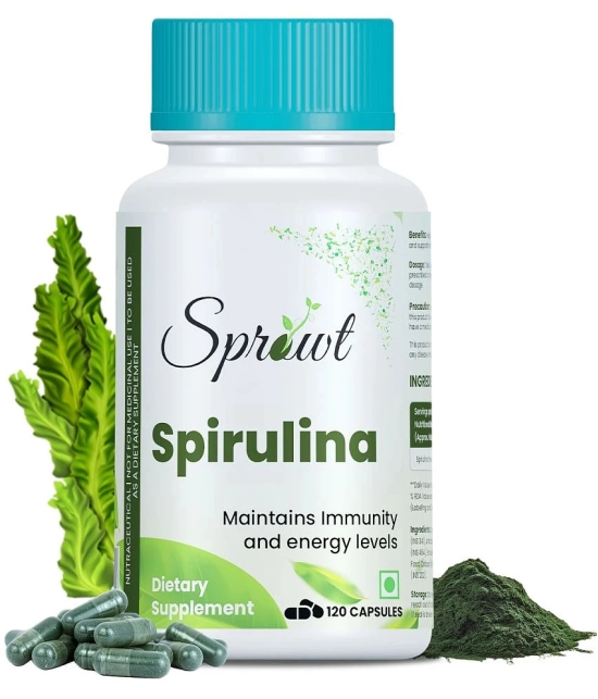 Spirulina 2000mg Supplement For Men And Women | For Weight Management & Immunity Booster