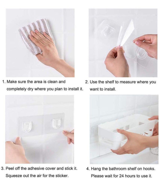 GEEO Plastic Wall Hung Shelf