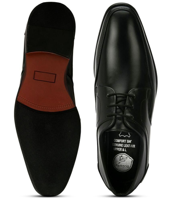 Fentacia - Black Men's Derby Formal Shoes - None