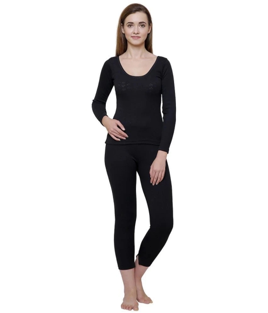 Bodycare Woollen Thermal Tops - Black Pack of 1 - None