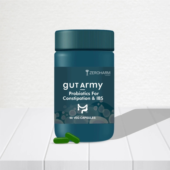 Gut Army Constipation IBS Capsules 60 Capsules