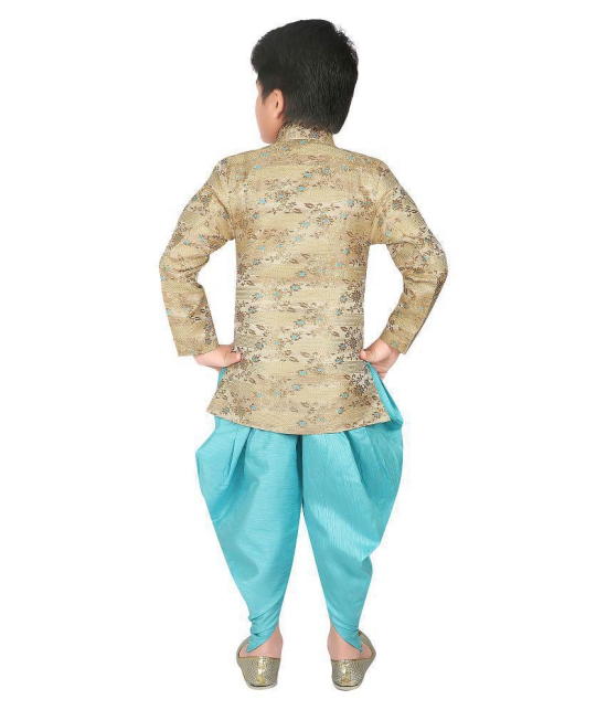 Ahhaaaa Ethnic Wear Sherwani/Indo Western With Dhoti Pant For Kids and Boys - None