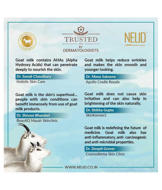 NEUD Goat Milk Premium Hair Conditioner for Men & Women - 2 Packs (300ml Each)