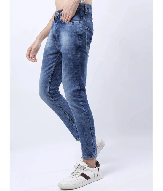 Ketch Skinny Fit Washed Mens Jeans - Blue ( Pack of 1 ) - None