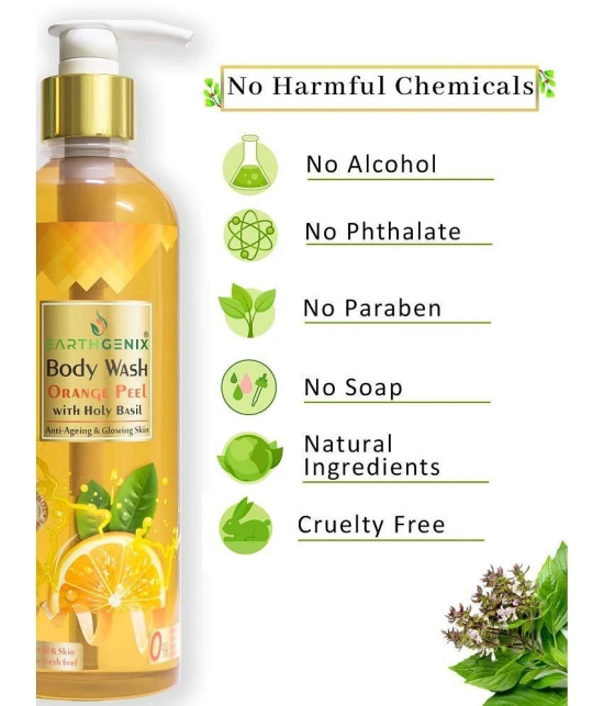 Earthgenix Orange Peel With Holy Basil Body Wash 500 mL