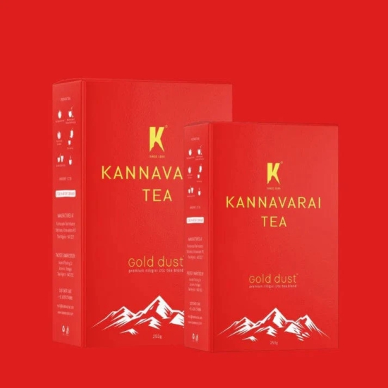 Ooty Kannavarai Gold Dust CTC Tea Powder - Authentic Nilgiri Tea from Ooty Tea Factory