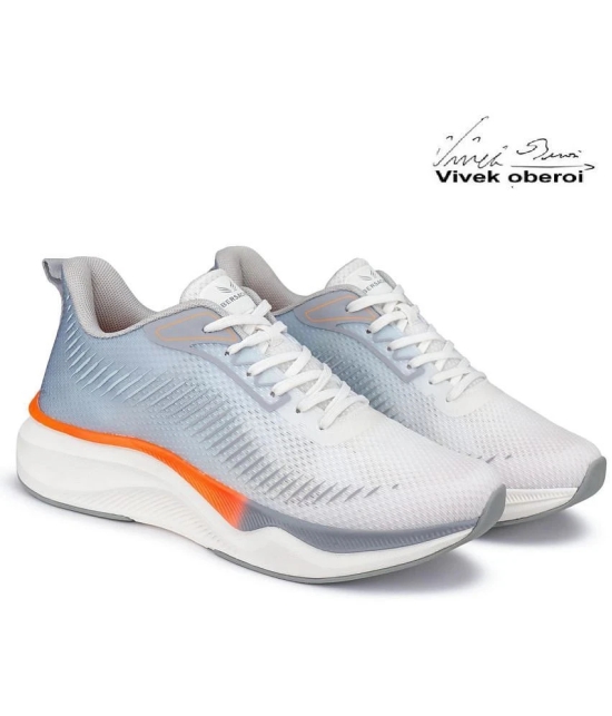 Bersache Gray Mens Sports Running Shoes - None