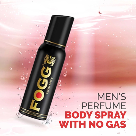 Fogg Fresh Deodorant Spicy Black Series For Men, 120Ml