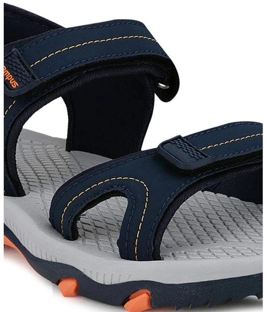 Campus - Navy Mens Floater Sandals - None