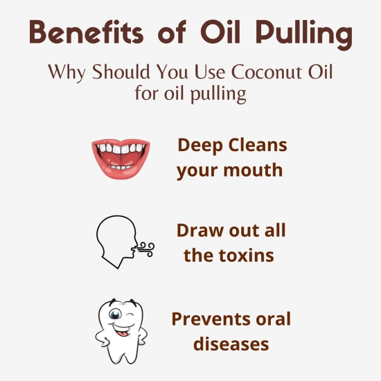 Coco Crush Ayurvedic Coconut Oil for Oil Pulling, Cold-pressed & Virgin | Healthy Teeth - Coconut Oil, Peppermint Oil, Clove Oil