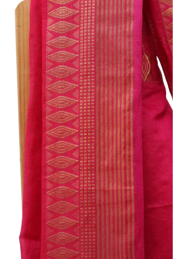 Tisser Cotton silk saree with blouse piece