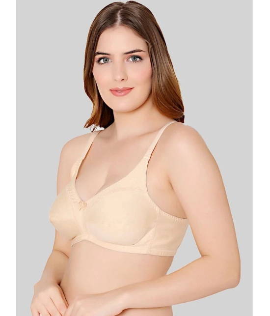 Bodycare Beige Cotton Blend Non Padded Womens Everyday Bra ( Pack of 1 ) - None