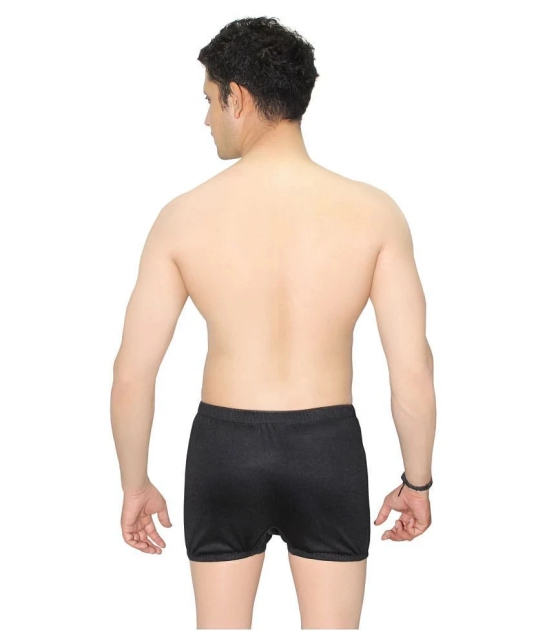 Goodluck Black Cotton Lycra Trunk - 42