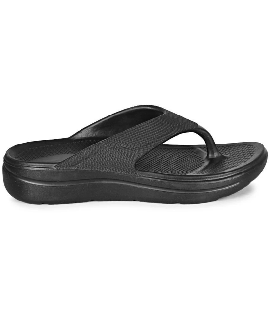 Stanfield Black Mens Thong Flip Flop - None