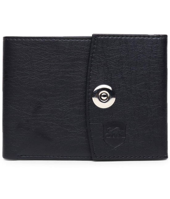 samtroh - Black PU Men's Regular Wallet ( Pack of 1 ) - Black