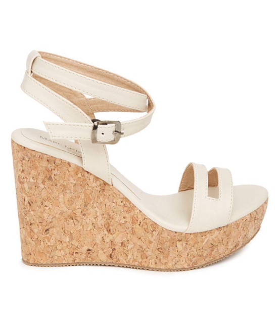 MARC LOIRE - White Women's Wedges Heels - 5